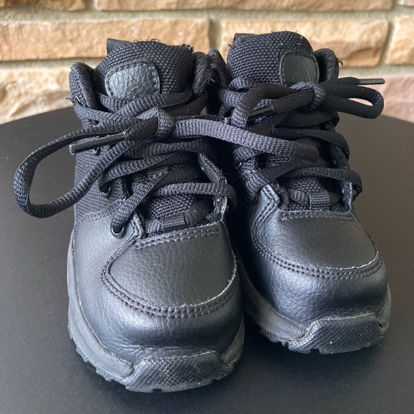 Nike Manoa Leather Boot Shoes in Black - Baby Toddler Size 5C - Picture 3 of 8